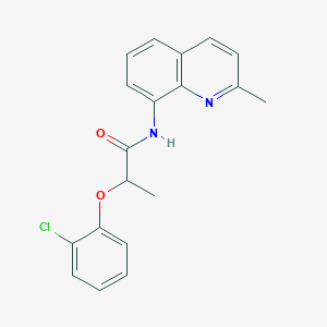 2-(2-chlorophenoxy)-N-(2-methylquinolin-8-yl)propanamide