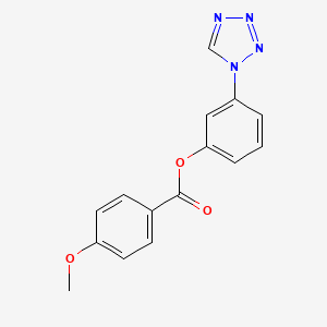 3-(1H-tetrazol-1-yl)phenyl 4-methoxybenzoate