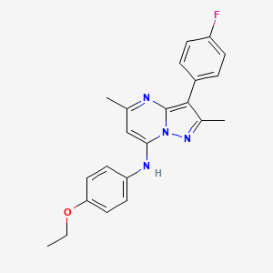 N-(4-ethoxyphenyl)-3-(4-fluorophenyl)-2,5-dimethylpyrazolo[1,5-a]pyrimidin-7-amine