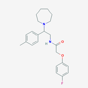 N-[2-(azepan-1-yl)-2-(4-methylphenyl)ethyl]-2-(4-fluorophenoxy)acetamide