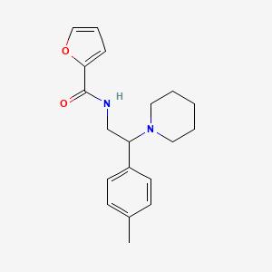 N-[2-(4-methylphenyl)-2-(piperidin-1-yl)ethyl]furan-2-carboxamide