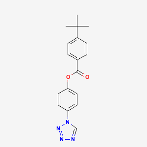 4-(1H-tetrazol-1-yl)phenyl 4-tert-butylbenzoate