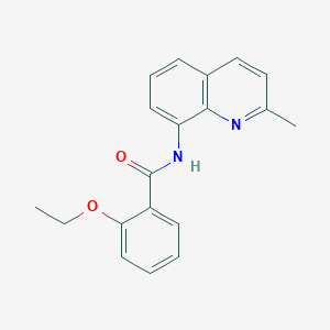 molecular formula C19H18N2O2 B11327797 2-ethoxy-N-(2-methylquinolin-8-yl)benzamide 