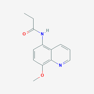 N-(8-methoxyquinolin-5-yl)propanamide