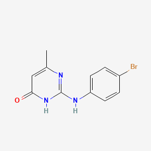 2-(4-bromoanilino)-6-methyl-1H-pyrimidin-4-one