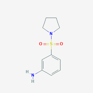 molecular formula C10H14N2O2S B113279 3-(吡咯烷-1-磺酰基)苯胺 CAS No. 91619-38-4