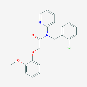 N-(2-chlorobenzyl)-2-(2-methoxyphenoxy)-N-(pyridin-2-yl)acetamide