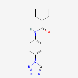 2-ethyl-N-[4-(1H-tetrazol-1-yl)phenyl]butanamide