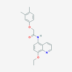 2-(3,4-dimethylphenoxy)-N-(8-ethoxyquinolin-5-yl)acetamide