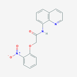 2-(2-nitrophenoxy)-N-(quinolin-8-yl)acetamide