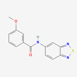 N-(2,1,3-benzothiadiazol-5-yl)-3-methoxybenzamide