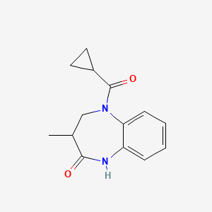 5-(cyclopropylcarbonyl)-3-methyl-1,3,4,5-tetrahydro-2H-1,5-benzodiazepin-2-one