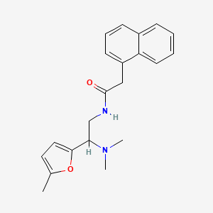 N-[2-(dimethylamino)-2-(5-methylfuran-2-yl)ethyl]-2-(naphthalen-1-yl)acetamide