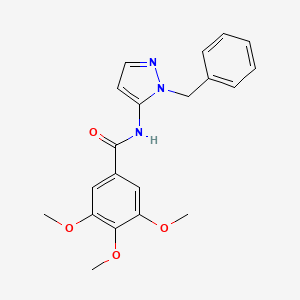 N-(1-benzyl-1H-pyrazol-5-yl)-3,4,5-trimethoxybenzamide