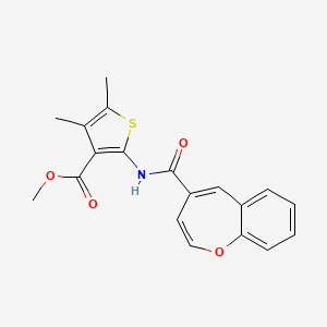 Methyl 2-[(1-benzoxepin-4-ylcarbonyl)amino]-4,5-dimethylthiophene-3-carboxylate