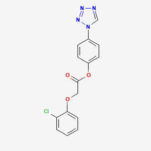 4-(1H-tetrazol-1-yl)phenyl (2-chlorophenoxy)acetate