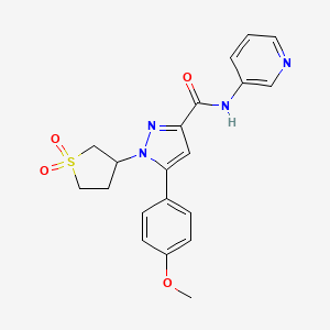 1-(1,1-dioxidotetrahydro-3-thienyl)-5-(4-methoxyphenyl)-N-pyridin-3-yl-1H-pyrazole-3-carboxamide