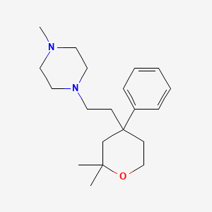 1-[2-(2,2-Dimethyl-4-phenyloxan-4-yl)ethyl]-4-methylpiperazine