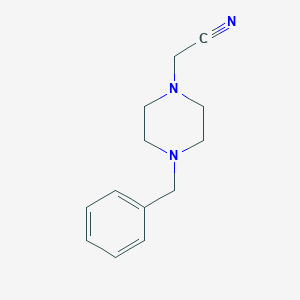 molecular formula C13H17N3 B113284 2-(4-苄基哌嗪-1-基)乙腈 CAS No. 92042-93-8