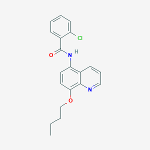 N-(8-butoxyquinolin-5-yl)-2-chlorobenzamide