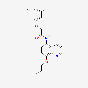 N-(8-butoxyquinolin-5-yl)-2-(3,5-dimethylphenoxy)acetamide