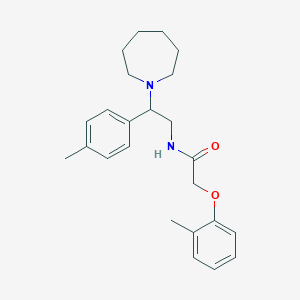 N-[2-(azepan-1-yl)-2-(4-methylphenyl)ethyl]-2-(2-methylphenoxy)acetamide