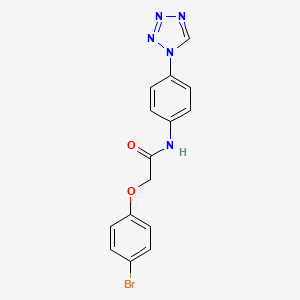 2-(4-bromophenoxy)-N-[4-(1H-tetrazol-1-yl)phenyl]acetamide