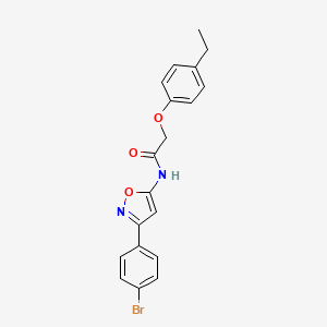 N-[3-(4-bromophenyl)-1,2-oxazol-5-yl]-2-(4-ethylphenoxy)acetamide