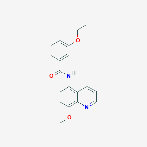 N-(8-ethoxyquinolin-5-yl)-3-propoxybenzamide