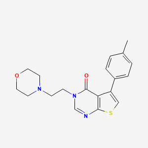 5-(4-methylphenyl)-3-(2-morpholin-4-ylethyl)thieno[2,3-d]pyrimidin-4(3H)-one