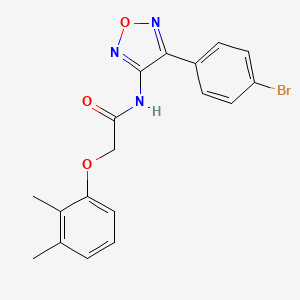 N-[4-(4-bromophenyl)-1,2,5-oxadiazol-3-yl]-2-(2,3-dimethylphenoxy)acetamide