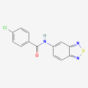 N-(2,1,3-benzothiadiazol-5-yl)-4-chlorobenzamide