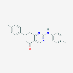 4-methyl-7-(4-methylphenyl)-2-[(4-methylphenyl)amino]-7,8-dihydroquinazolin-5(6H)-one