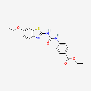 Ethyl 4-(3-(6-ethoxybenzo[d]thiazol-2-yl)ureido)benzoate