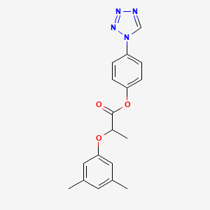 4-(1H-tetrazol-1-yl)phenyl 2-(3,5-dimethylphenoxy)propanoate