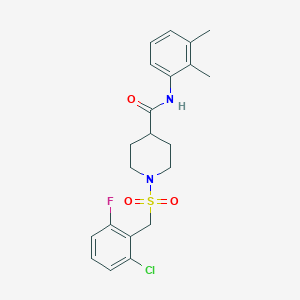 1-[(2-chloro-6-fluorobenzyl)sulfonyl]-N-(2,3-dimethylphenyl)piperidine-4-carboxamide