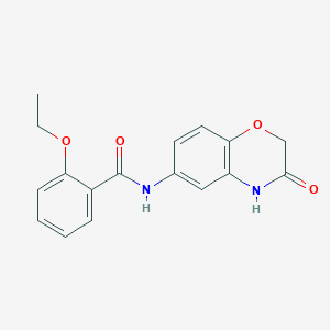 2-ethoxy-N-(3-oxo-3,4-dihydro-2H-1,4-benzoxazin-6-yl)benzamide