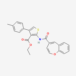 Ethyl 2-[(1-benzoxepin-4-ylcarbonyl)amino]-4-(4-methylphenyl)thiophene-3-carboxylate