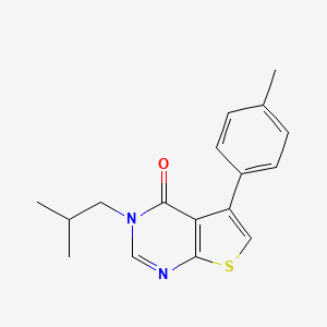 3-isobutyl-5-(4-methylphenyl)thieno[2,3-d]pyrimidin-4(3H)-one