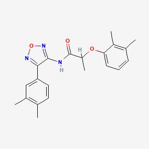 2-(2,3-dimethylphenoxy)-N-[4-(3,4-dimethylphenyl)-1,2,5-oxadiazol-3-yl]propanamide