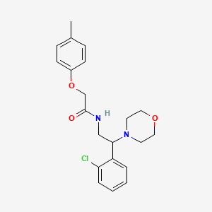 N-[2-(2-chlorophenyl)-2-(morpholin-4-yl)ethyl]-2-(4-methylphenoxy)acetamide