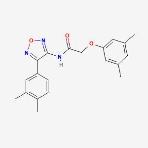 2-(3,5-dimethylphenoxy)-N-[4-(3,4-dimethylphenyl)-1,2,5-oxadiazol-3-yl]acetamide