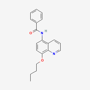 molecular formula C20H20N2O2 B11329699 N-(8-butoxyquinolin-5-yl)benzamide 