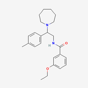 molecular formula C24H32N2O2 B11329763 N-[2-(azepan-1-yl)-2-(4-methylphenyl)ethyl]-3-ethoxybenzamide 