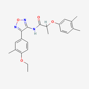 2-(3,4-dimethylphenoxy)-N-[4-(4-ethoxy-3-methylphenyl)-1,2,5-oxadiazol-3-yl]propanamide