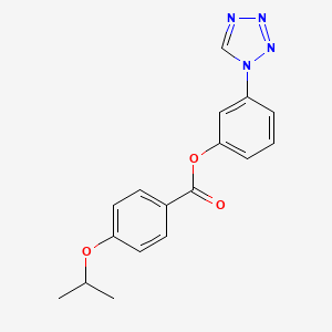 3-(1H-tetrazol-1-yl)phenyl 4-isopropoxybenzoate