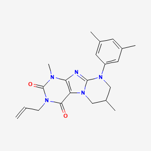 9-(3,5-dimethylphenyl)-1,7-dimethyl-3-prop-2-enyl-7,8-dihydro-6H-purino[7,8-a]pyrimidine-2,4-dione