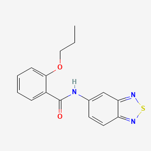 N-(2,1,3-benzothiadiazol-5-yl)-2-propoxybenzamide