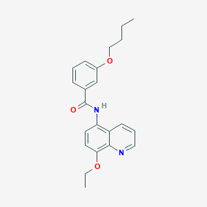 3-butoxy-N-(8-ethoxyquinolin-5-yl)benzamide