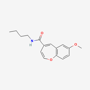 N-butyl-7-methoxy-1-benzoxepine-4-carboxamide